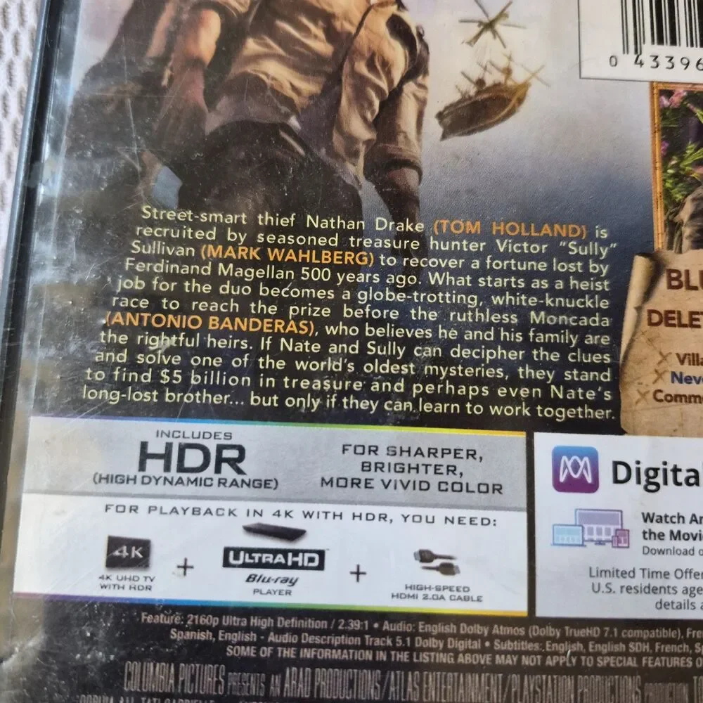 Uncharted (Ultra HD, 2022) - Picture 3 of 6